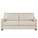 Faizah White Linen Nailhead Sloped Arm Sofa by iNSPIRE Q Artisan - Thumbnail 2