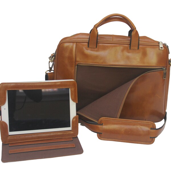 concealed carry leather briefcase