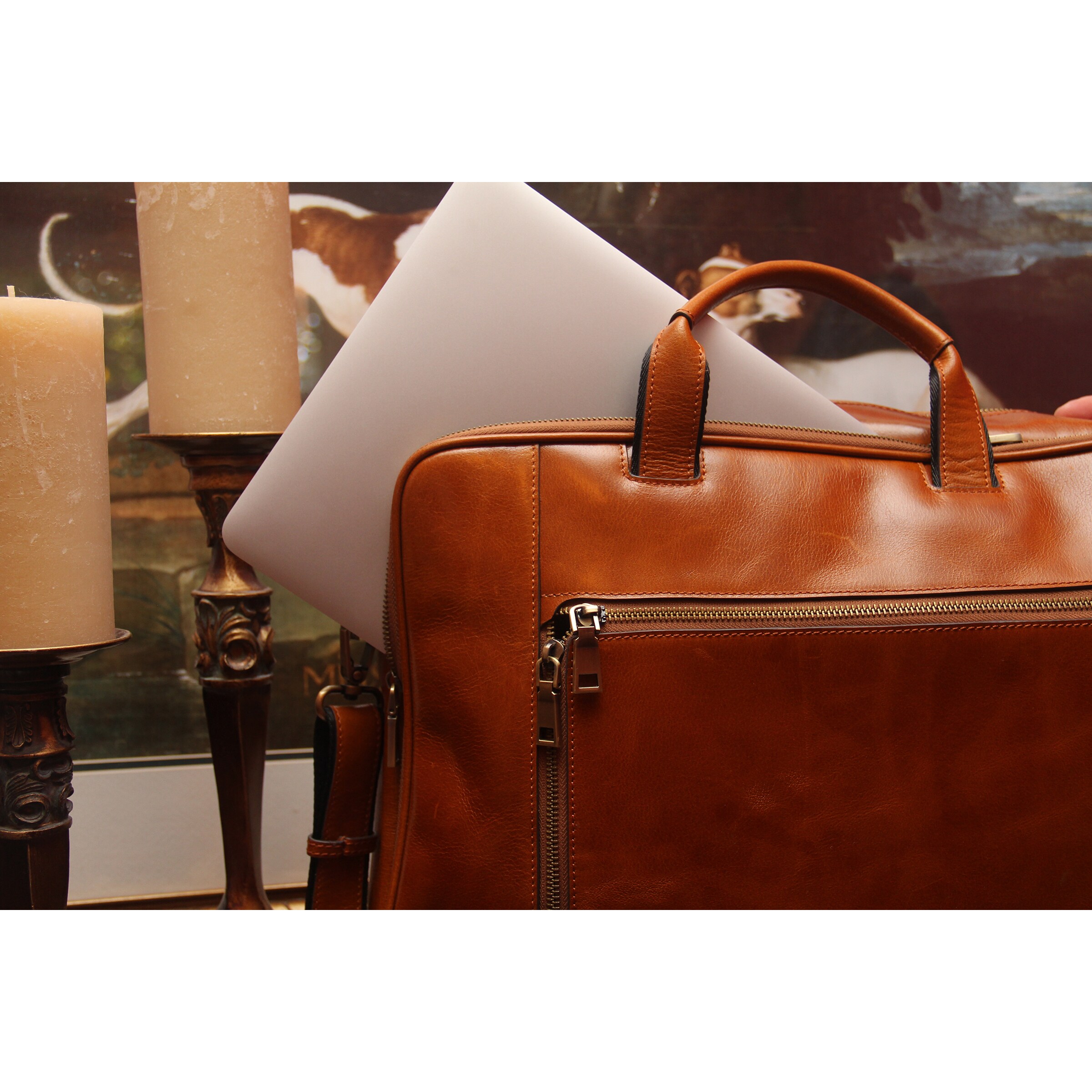 concealed carry leather briefcase