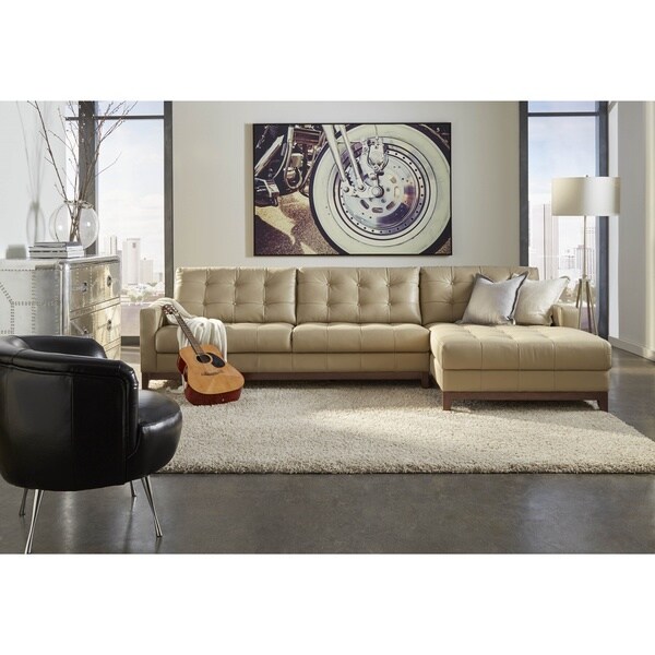 Lazzaro Leather Clayton Taupe Sofa Free Shipping Today Lazzaro Leather Clayton Taupe Sofa Free Shipping Today 14047066