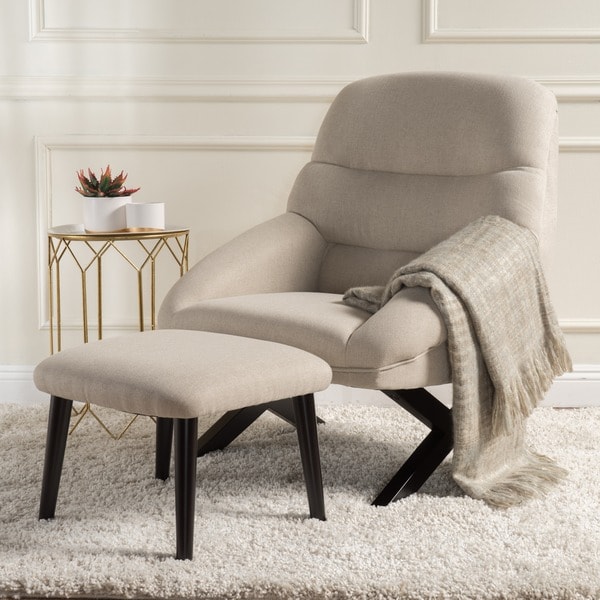 zsarts swivel accent chair with ottoman