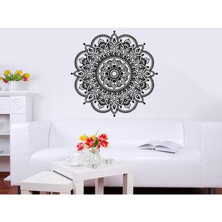 Shop Mandala Wall Decal Yoga Studio Vinyl Sticker Decals Ornament Moroccan Pattern Sticker Decal Size 33x33 Color Black Overstock 14049069