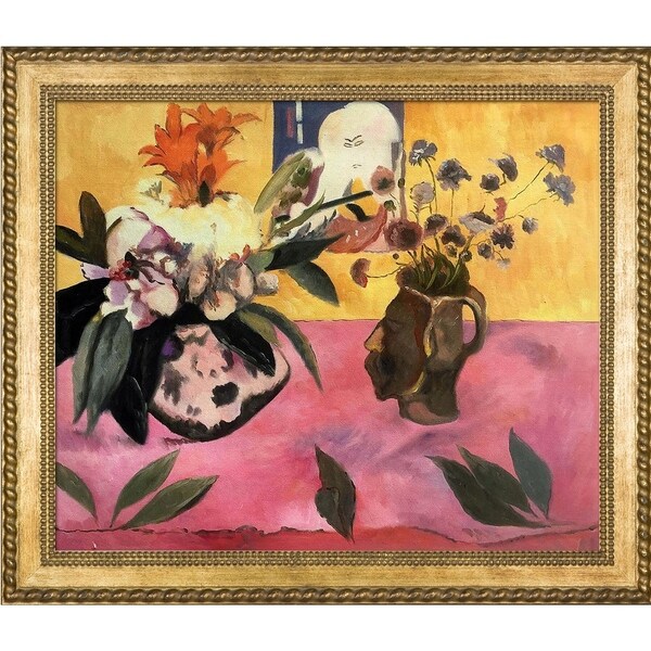 La Pastiche Paul Gauguin 'Still-Life with Japanese Woodcut, 1889