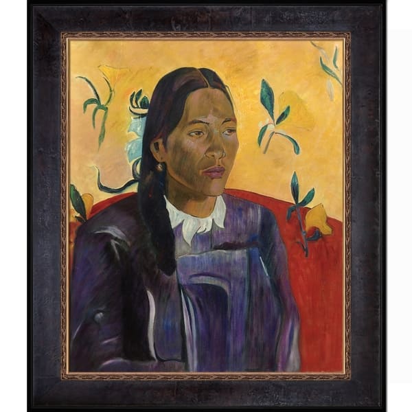 La Pastiche Paul Gauguin 'Vahine No Te Tiare (Woman with a Flower ...