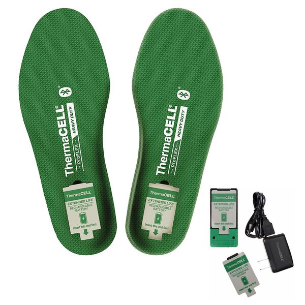 thermacell heated insoles battery