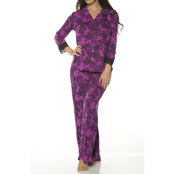 Rhonda Shear Printed Pajama Set