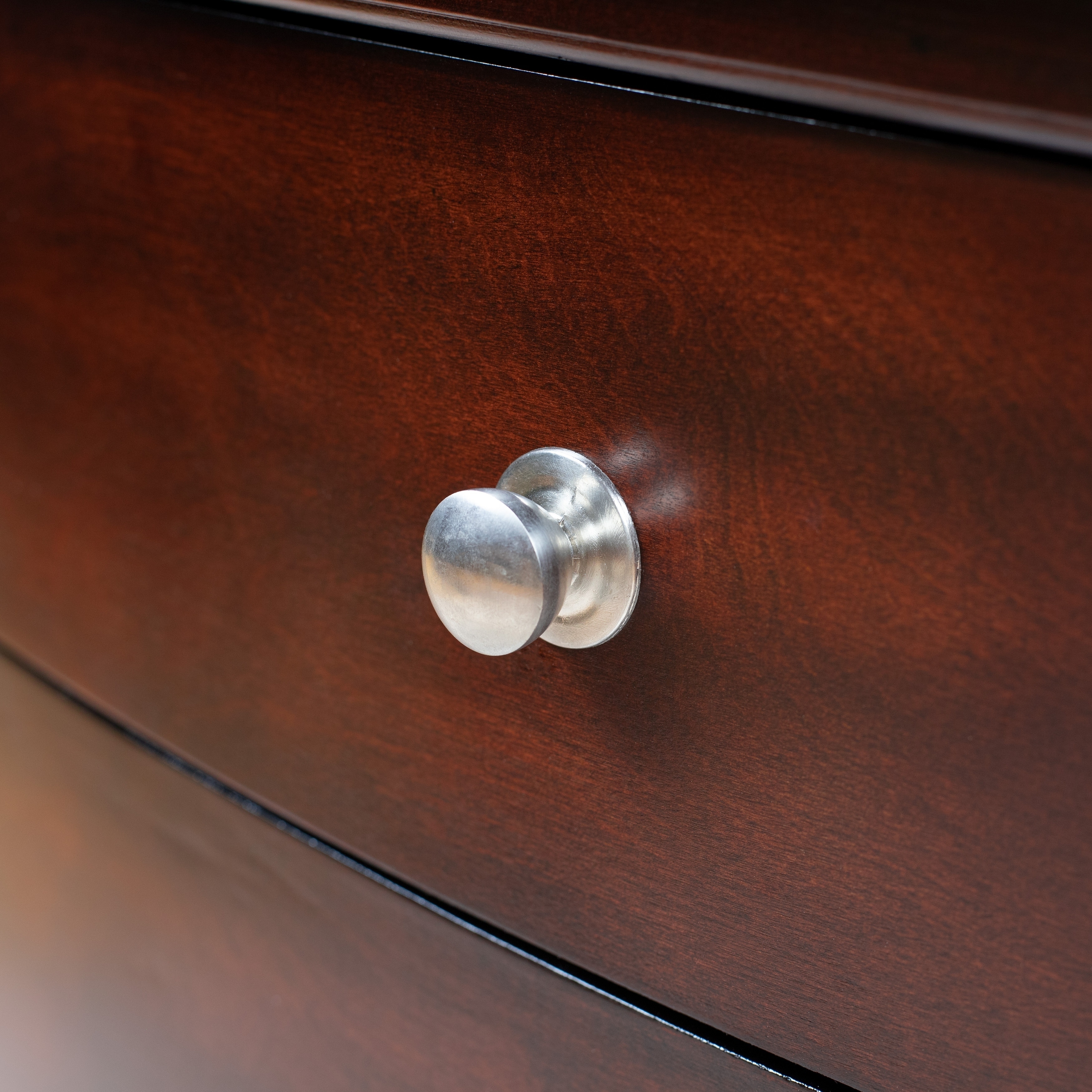Furniture Of America Kami Transitional Brown Cherry 3-drawer Nightstand 