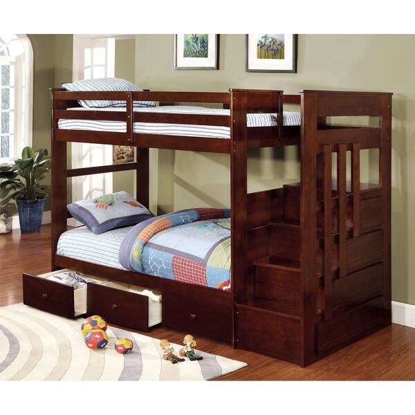 Shop Furniture Of America Ava Transitional Underbed Drawers Set Of