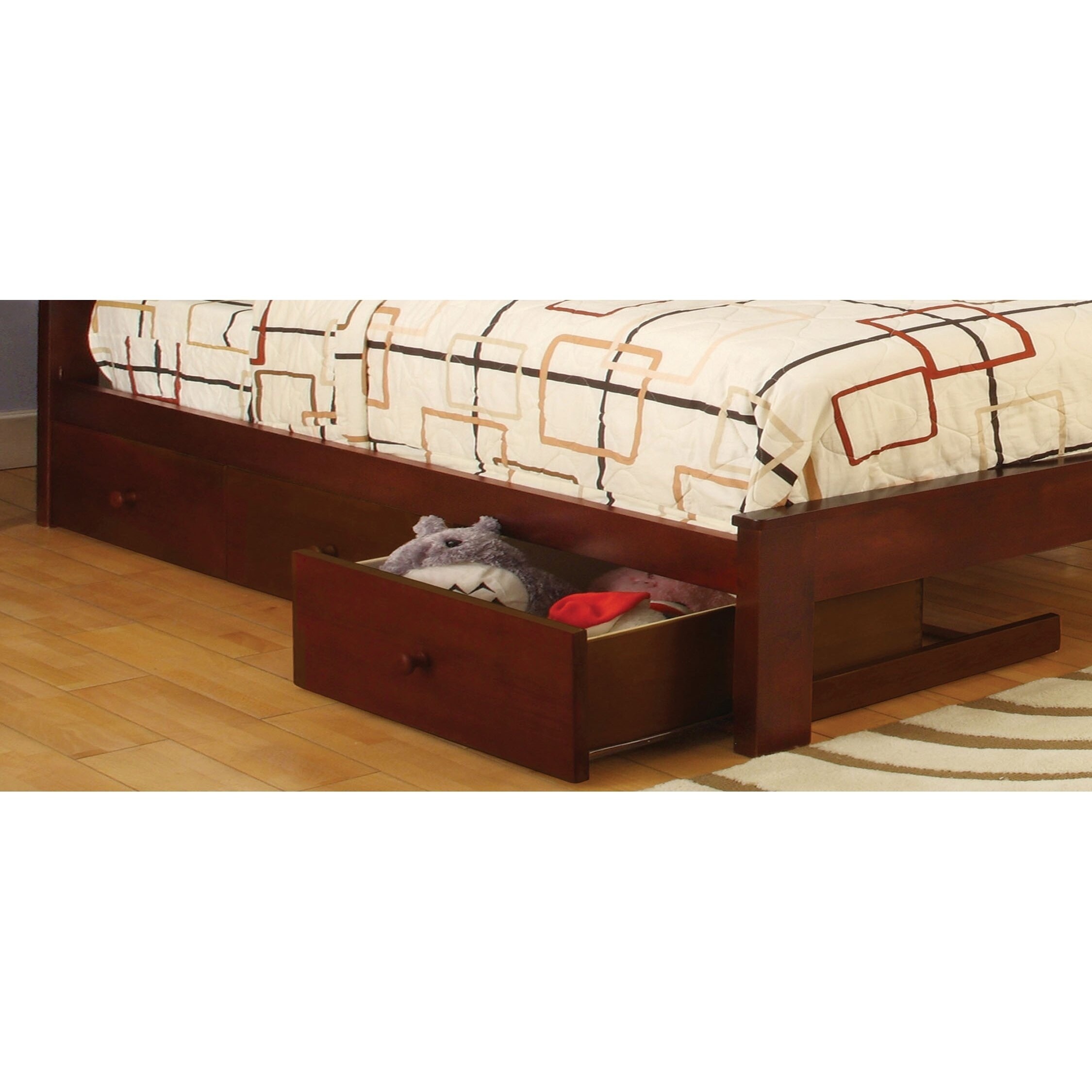 Shop Furniture Of America Ava Transitional Underbed Drawers Set Of