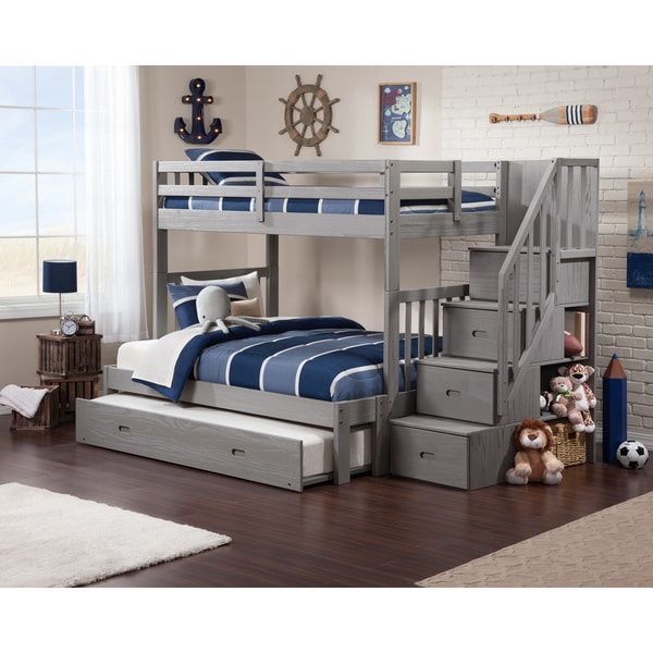 overstock twin over full bunk bed