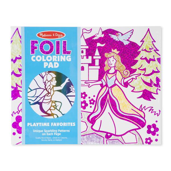 Shop Melissa Amp Doug Foil Coloring Pad Playtime Favorites