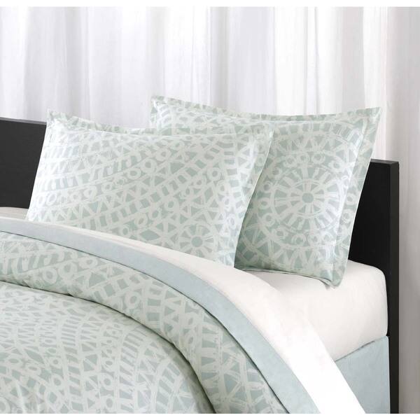 Shop Echo Design Mykonos Multi Cotton Printed Duvet Cover 3 Piece