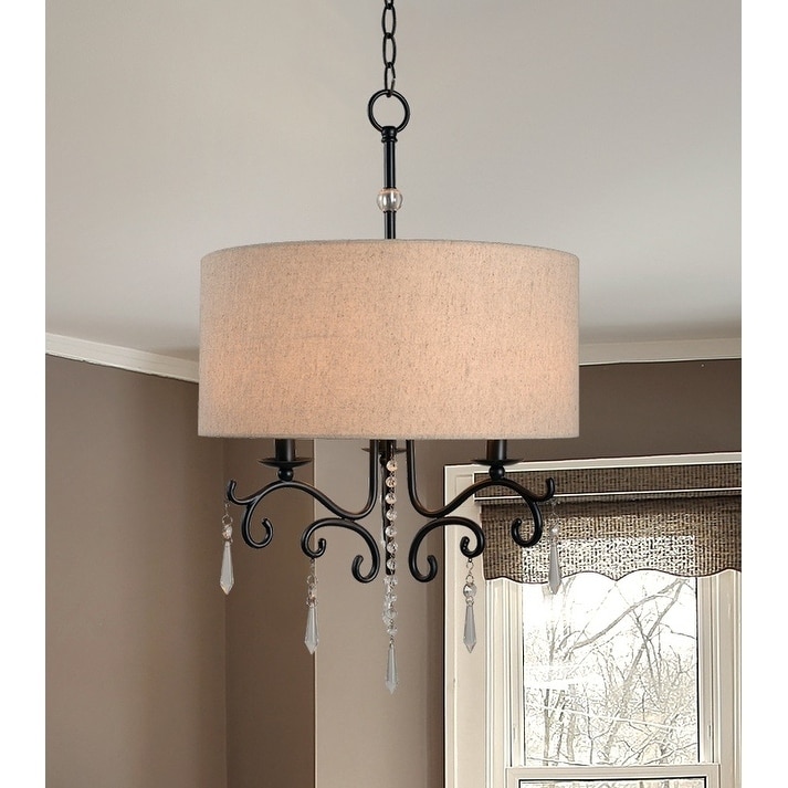 Vivianna Oil Rubbed Bronze 3 Light Chandelier (Vivianna 3 Light Chandelier) - Chandeliers For Bedrooms by Overstock.com