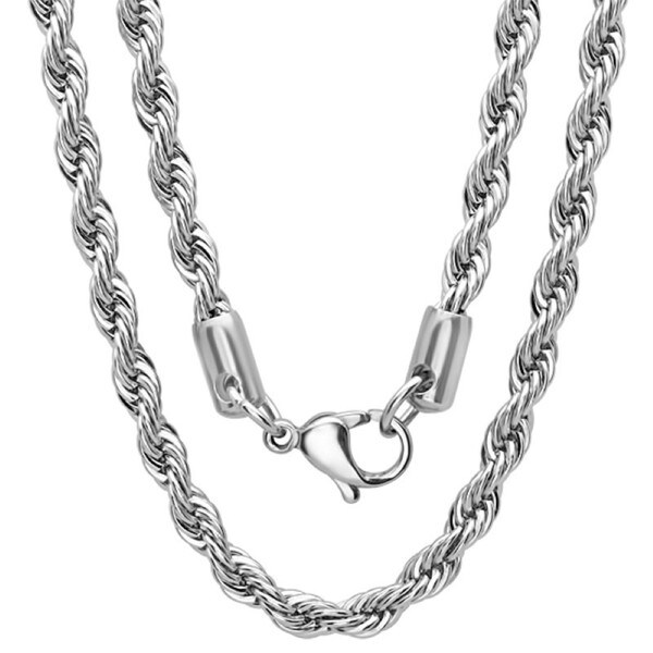 Men's Thick Stainless Steel Rope Chain. Opens flyout.