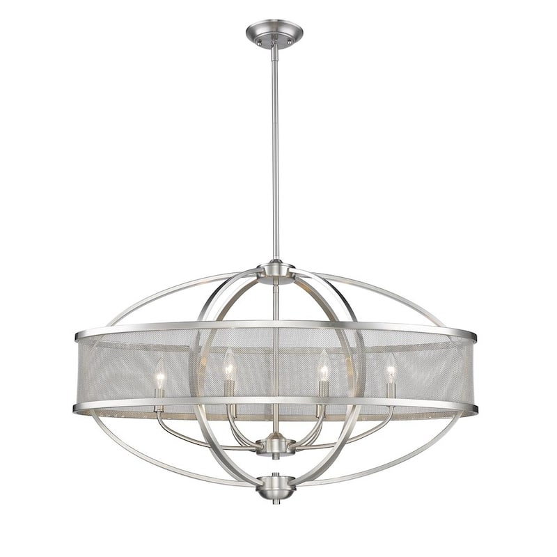 Colson PW Linear Pewter-finish Pendant Light
