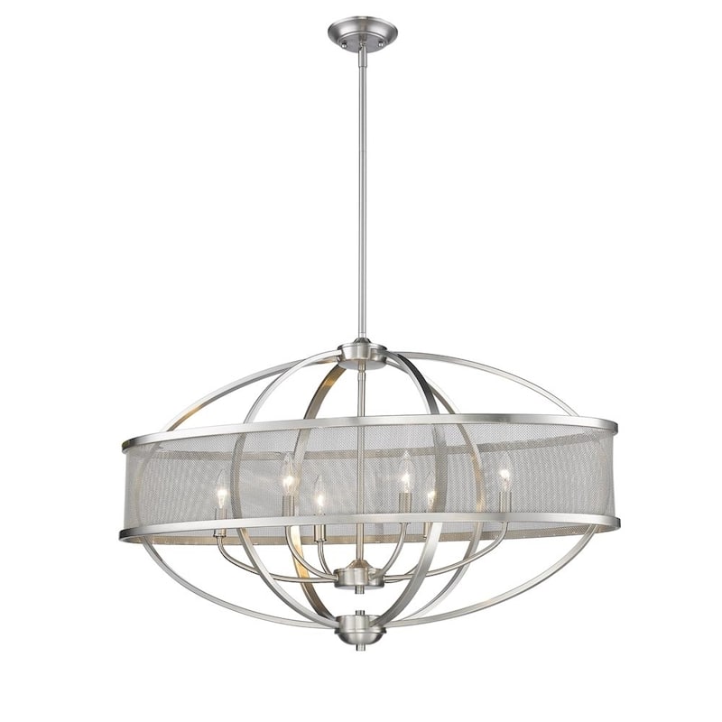 Colson PW Linear Pewter-finish Pendant Light