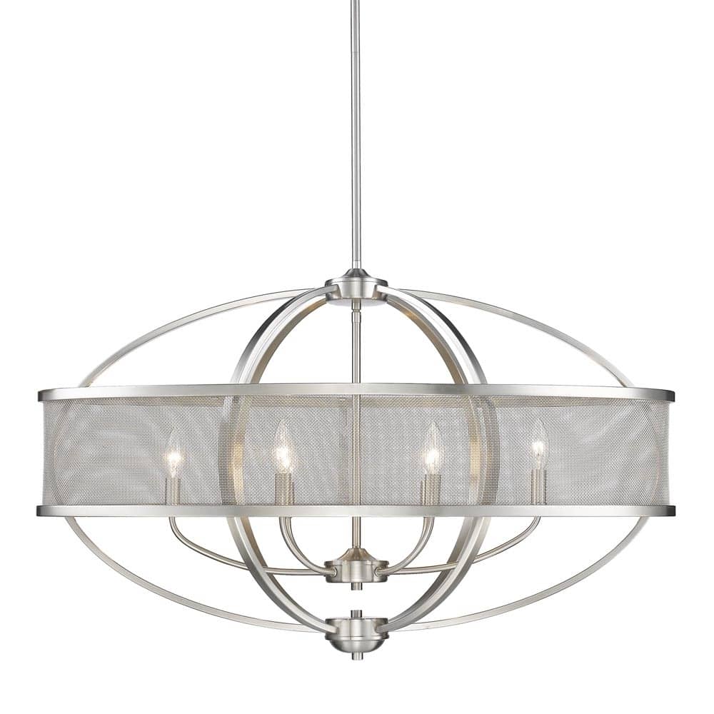 Colson PW Linear Pewter-finish Pendant Light