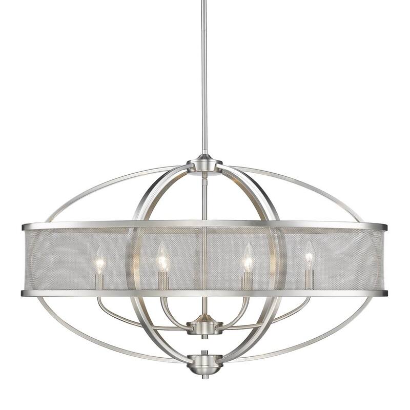 Colson PW Linear Pewter-finish Pendant Light