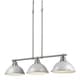 preview thumbnail 44 of 44, Duncan 3-light Linear Pendant in Aged Brass with Aged Brass Shades