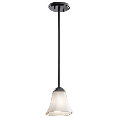 Kichler Lighting Serina Collection 1-light Black Mini Pendant