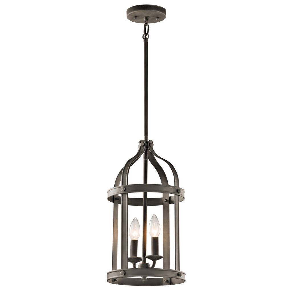 Kichler Lighting Steeplechase Collection 2-light Olde Bronze Pendant