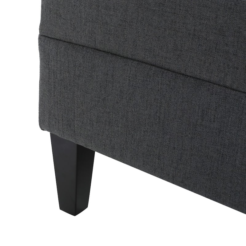 Zahra Tufted Fabric Ottoman by Christopher Knight Home