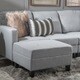 Thumbnail 7, Zahra 6-piece Sofa Sectional with Ottoman by Christopher Knight Home. Changes active main hero.