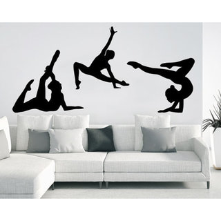 Shop Gymnast Wall Decals Sport Girl Gymnastics Dance Studio Decal