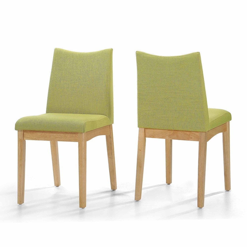 Dimitri Mid-Century Fabric Dining Chair (Set of 2) by Christopher Knight Home