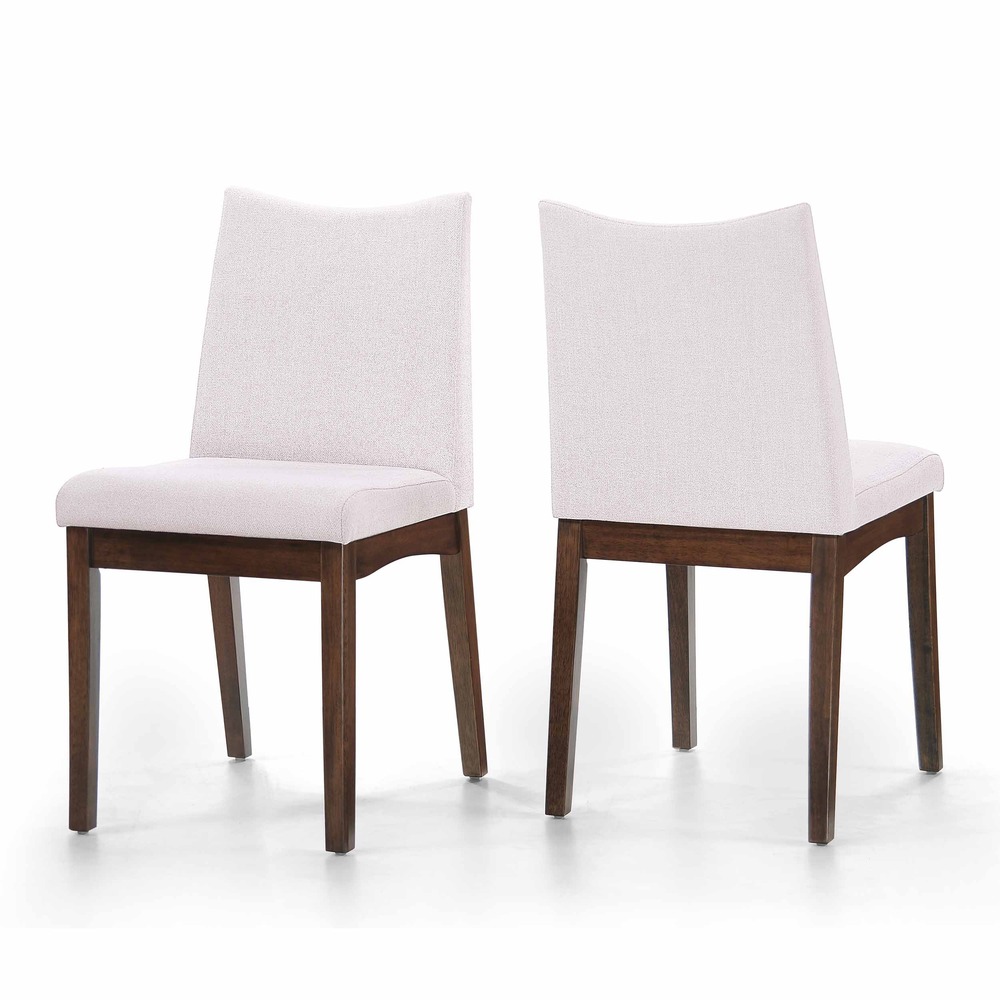 Dimitri Mid-Century Fabric Dining Chair (Set of 2) by Christopher Knight Home