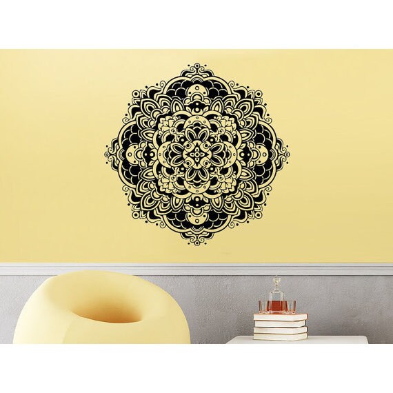 shop mandala wall decal yoga studio vinyl sticker decals ornament