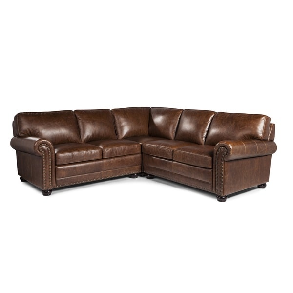 Genesis Cocoa Brompton Leather Sofa Sectional By Lazzaro Genesis Cocoa Brompton Leather Sofa Sectional By Lazzaro
