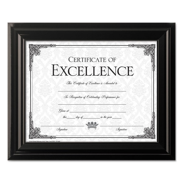 Dax High Gloss Frame 8 12 X 11 Black Frame X 35 34 Black