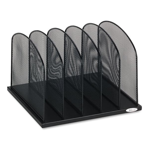 Shop Safco Mesh Desk Organizer Five Sections Steel 12 1 2 X 11 1 4