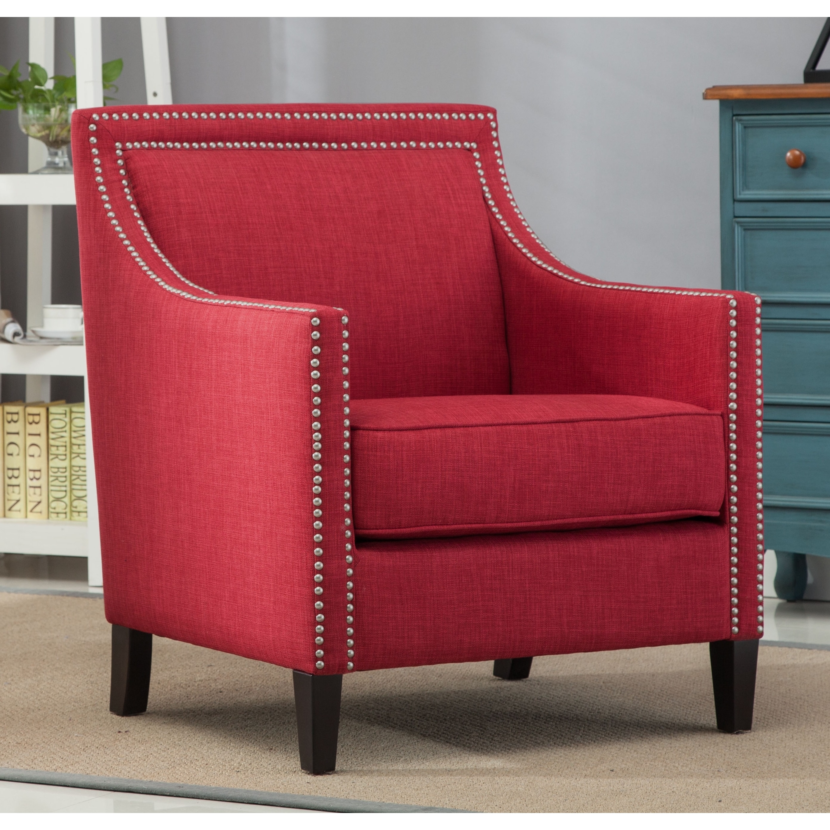 Shop Copper Grove Birkenfeld Red Accent Chair See Product Description Overstock 22580985