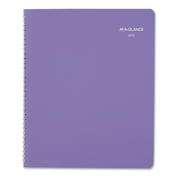 shop at a glance beautiful day monthly planner 8 1 2 x 11 purple at a glance day planners