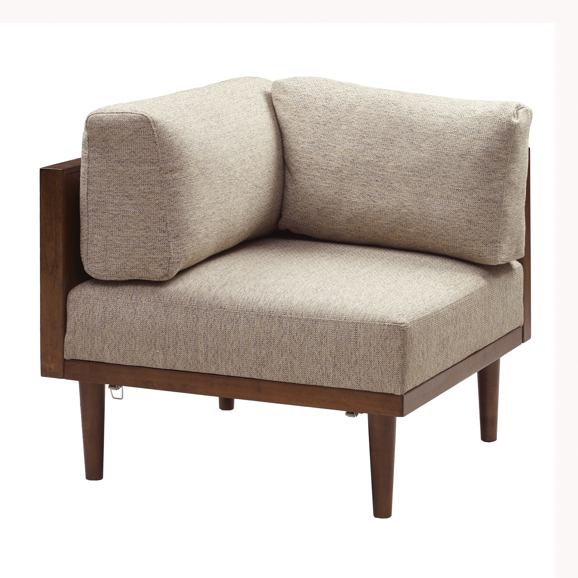 Shop Ink Ivy Stanton Tan Pecan Square Corner Sectional Chair