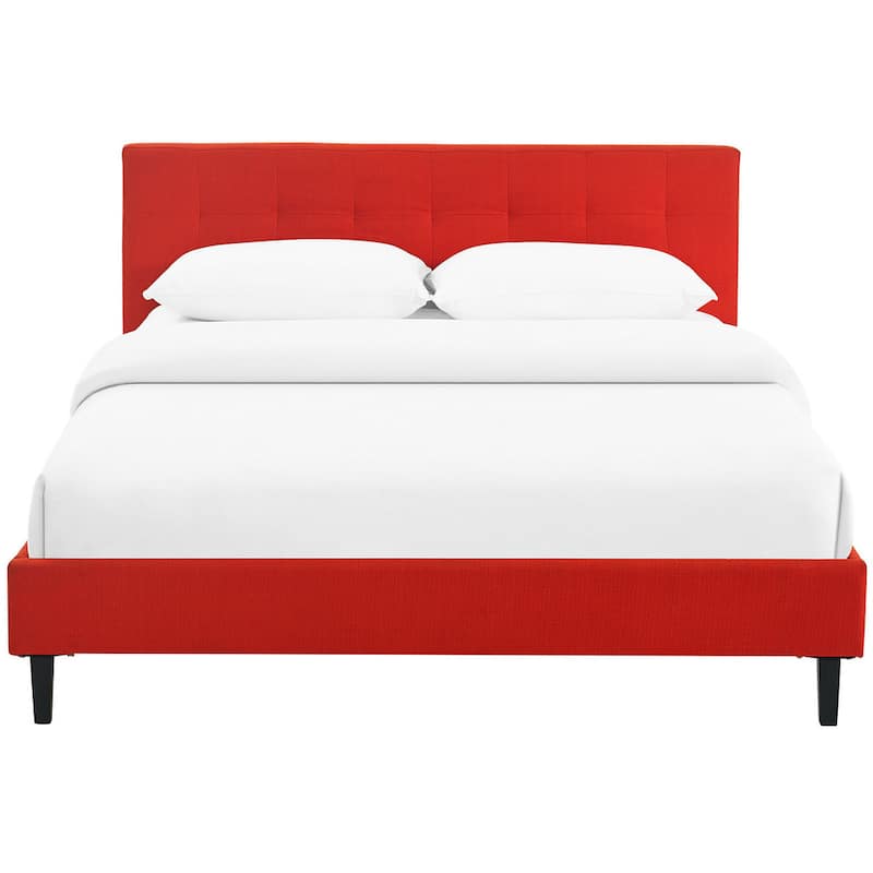 Porch & Den Lucille Upholstered Queen Platform Bed