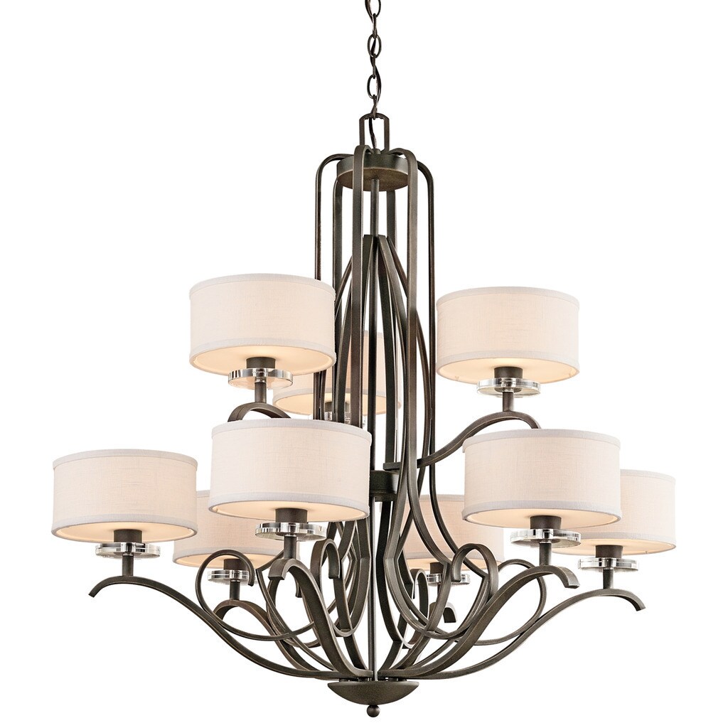 Kichler Lighting Leighton Collection 9-light Olde Bronze Chandelier - Chandeliers For Bedrooms by Overstock.com