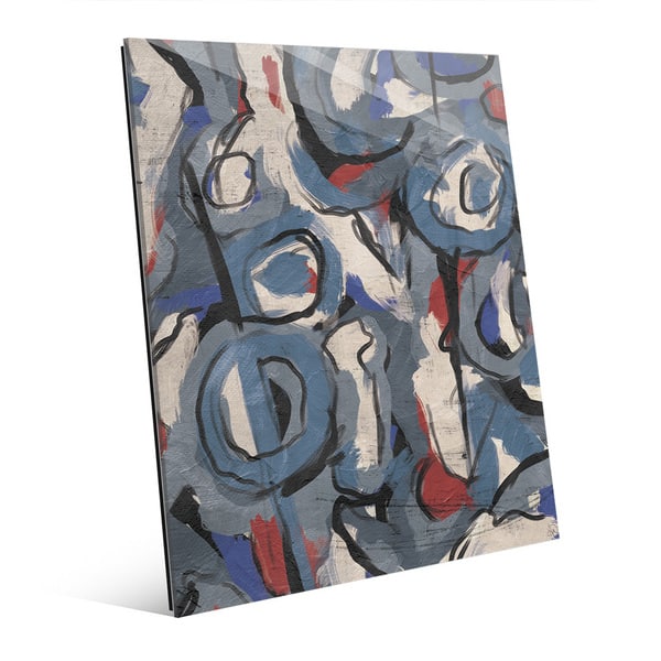 Scribble Scrabble Red And Blue Wall Art on Acrylic - Bed Bath & Beyond ...