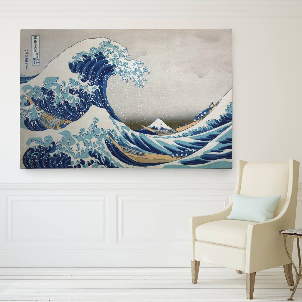 Wexford Home 'The-Great-Wave' Canvas Wall Art