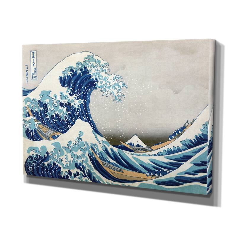 Wexford Home 'The-Great-Wave' Canvas Wall Art