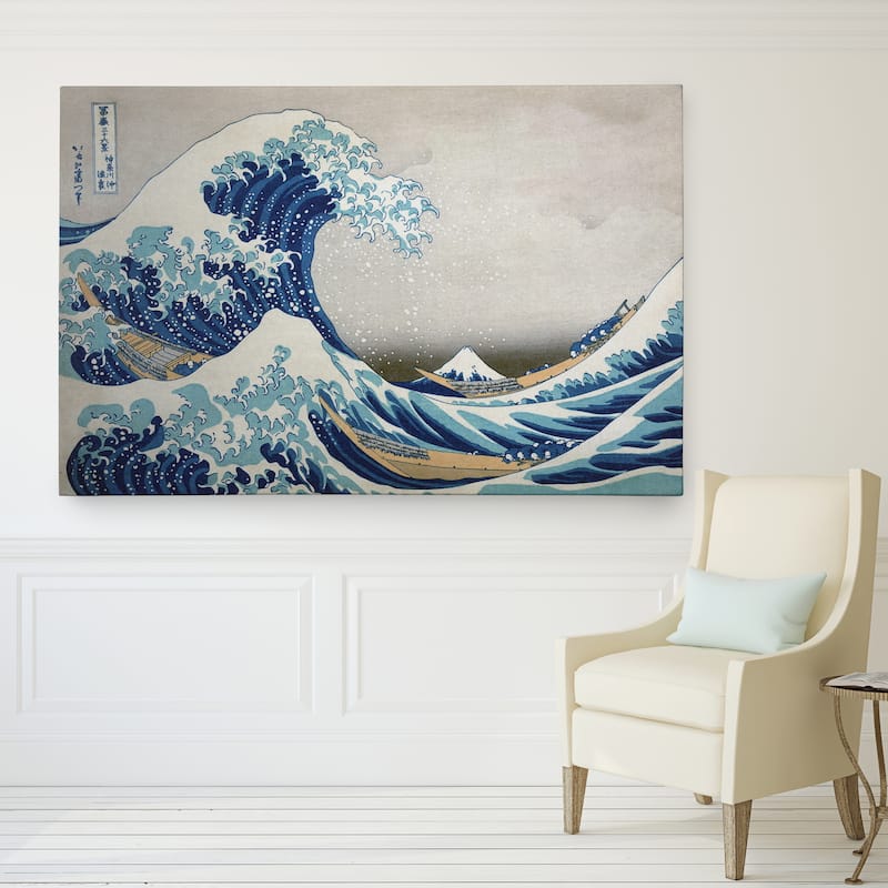 Wexford Home 'The-Great-Wave' Canvas Wall Art