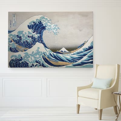 Wexford Home 'The-Great-Wave' Canvas Wall Art