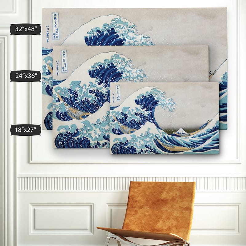 Wexford Home 'The-Great-Wave' Canvas Wall Art