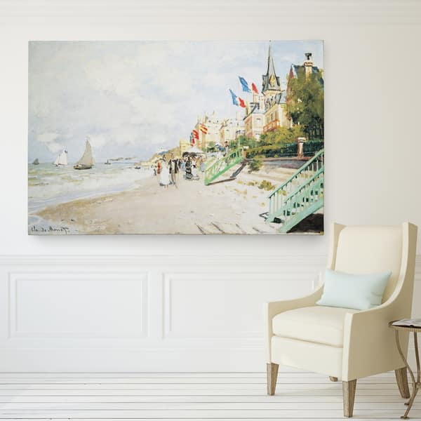 'Boardwalk on the Beach' Gallery Wrapped Canvas - Bed Bath & Beyond ...