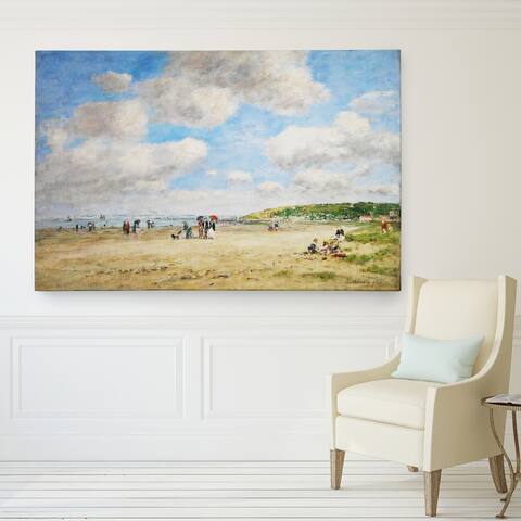 Beach-at-Tourgeville Wall Art