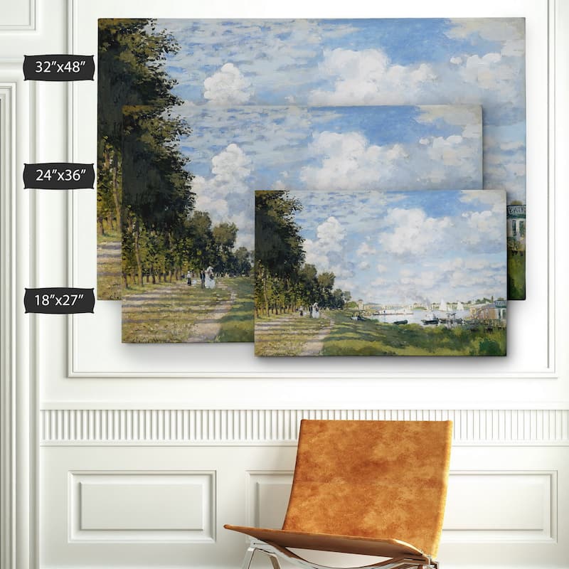 Wexford Home Claude Monet 'Basin-at-Argenteuil' Giclee Print