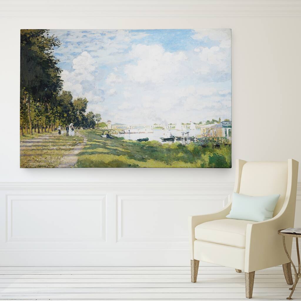 Wexford Home Claude Monet 'Basin-at-Argenteuil' Giclee Print