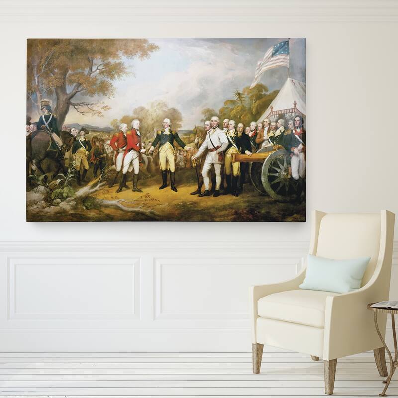 Claude Monet 'Surrender of General' Canvas Art